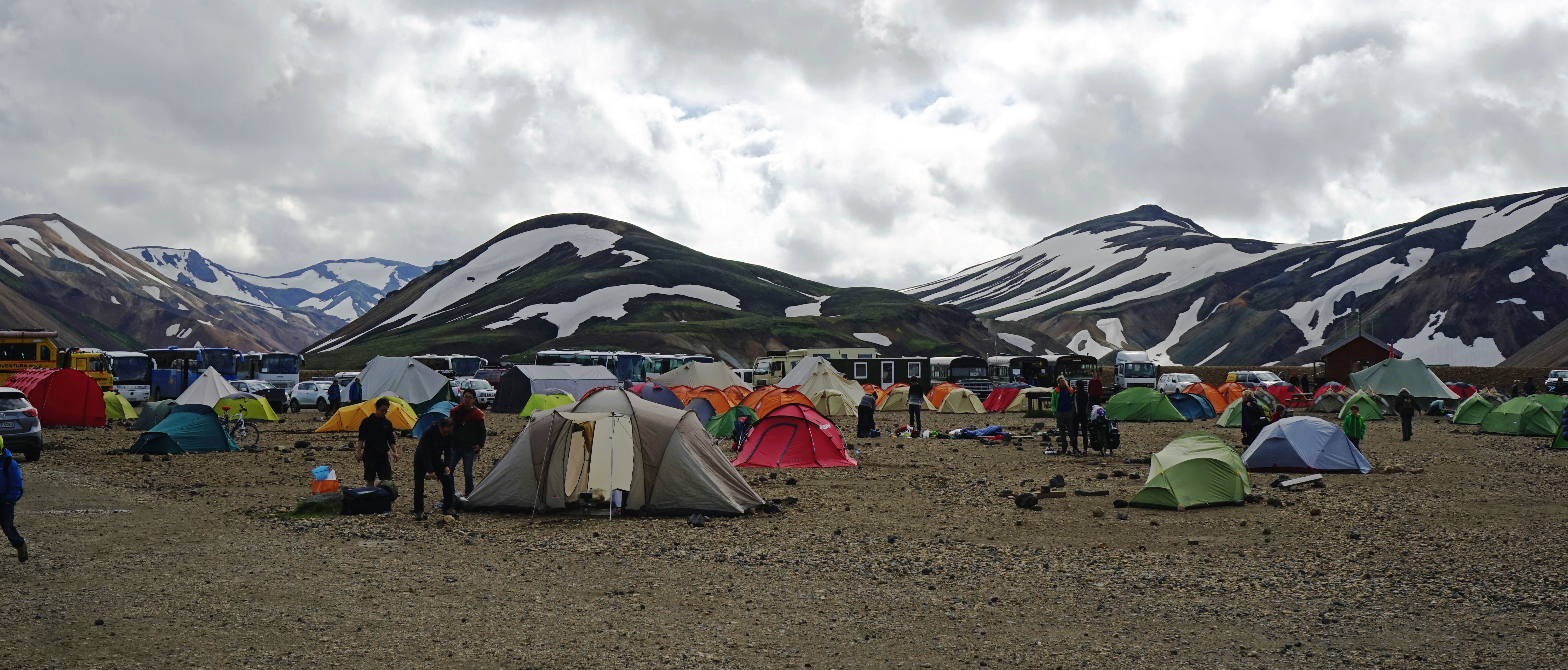 Zelten in Island