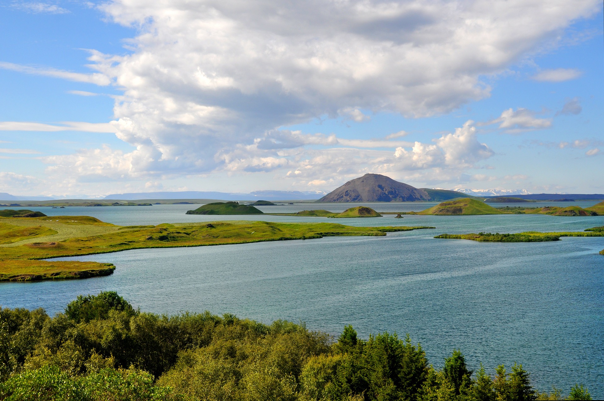 Der Mývatn See in Island